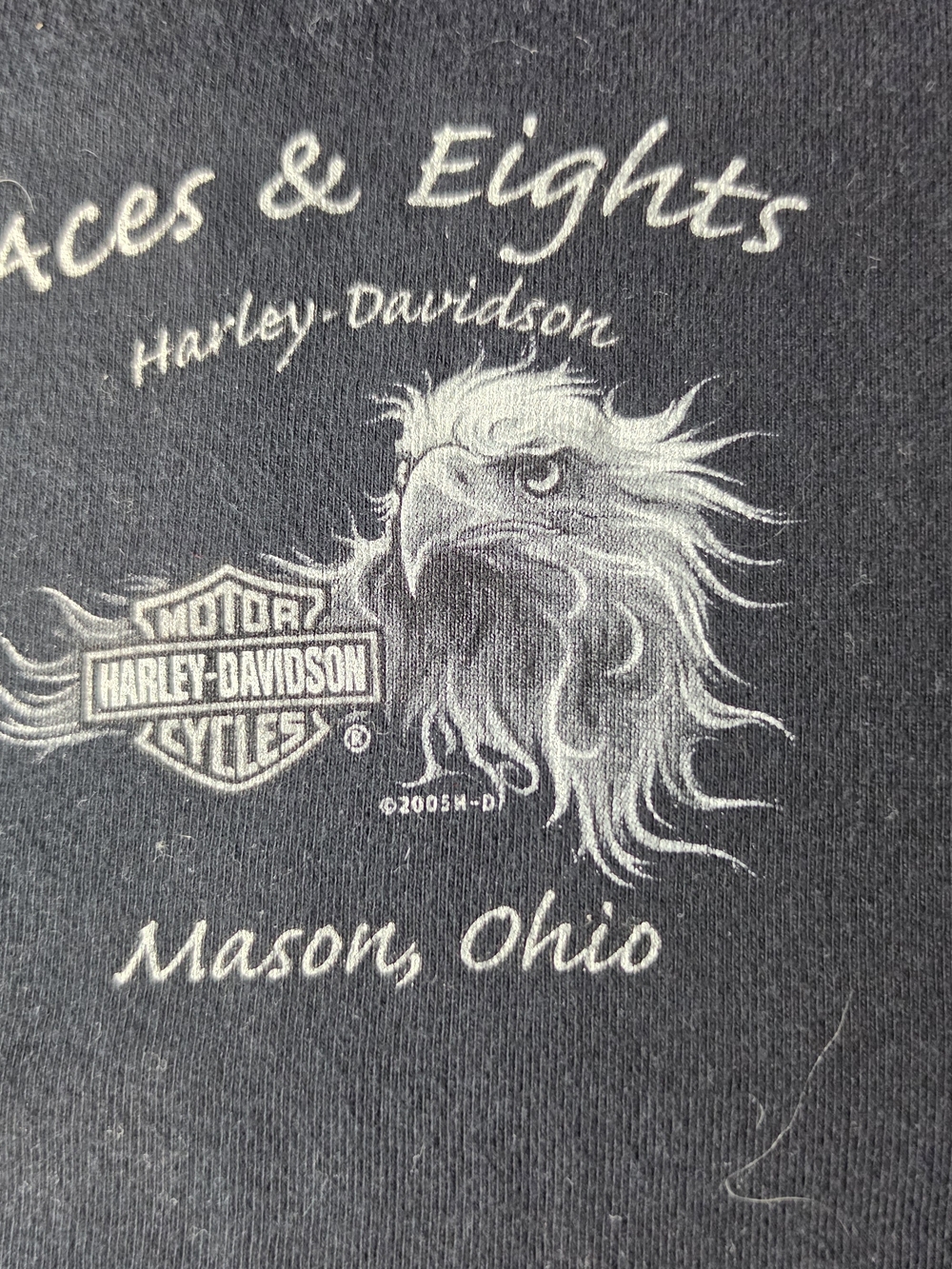 Harley-Davidson Women's Gothic Short Sleeve Scoop Neck Tee - Black Xl - Picture 7 of 8